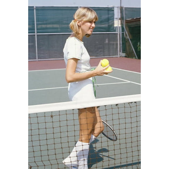 Olivia Newton-John candid 24x36 Poster Tennis