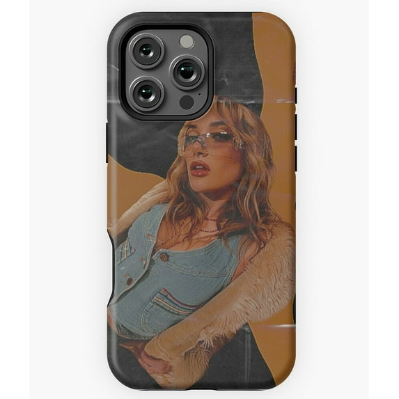 Olivia O'Brien Funky Edit Art N8155 Phone Case for iPhone 17 16 15 14 13 12 11 Pro Max