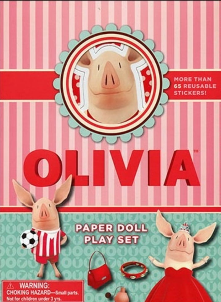 Olivia Paper Doll Play Set based on Olivia character created by Ian Falconer (Paperback)