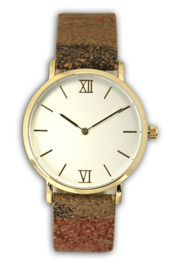 Cork Style Strap Watch