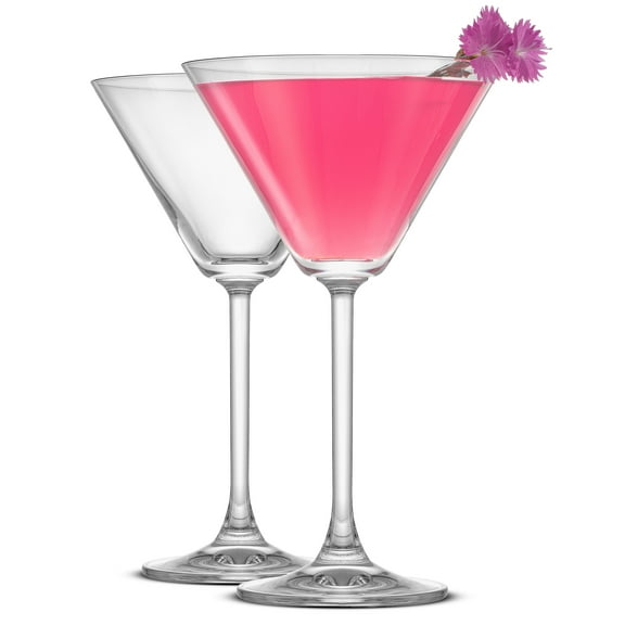 Olivia Premium Crystal Martini Glasses - 9.2 oz - Set of 2