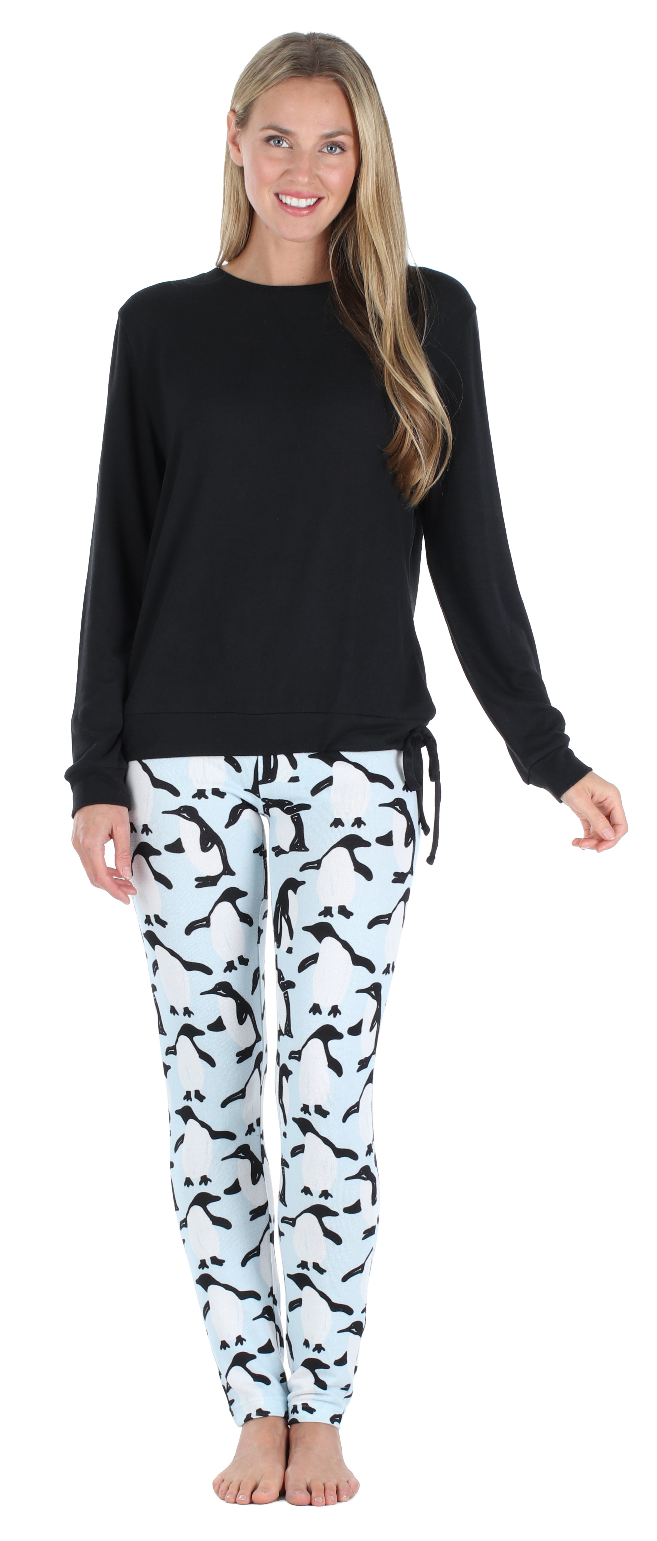 Olivia Rae Women and Women s Plus Legging Pajamas 2 Piece Female PJ Set