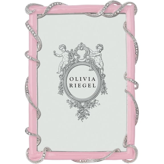 Olivia Riegel Baby-Pink Harlow 4x6 Enamel Frame (r) - 4x6