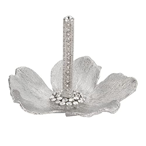 Olivia Riegel Botanica Silver Crystal Ring Holder (r) -