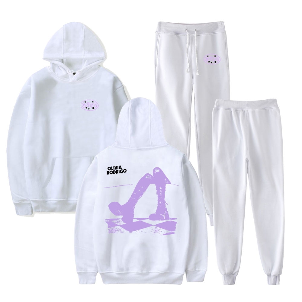 Olivia Rodrigo GUTS Merch Fall Suit Hoodies Sportswear Hooded Ankle ...