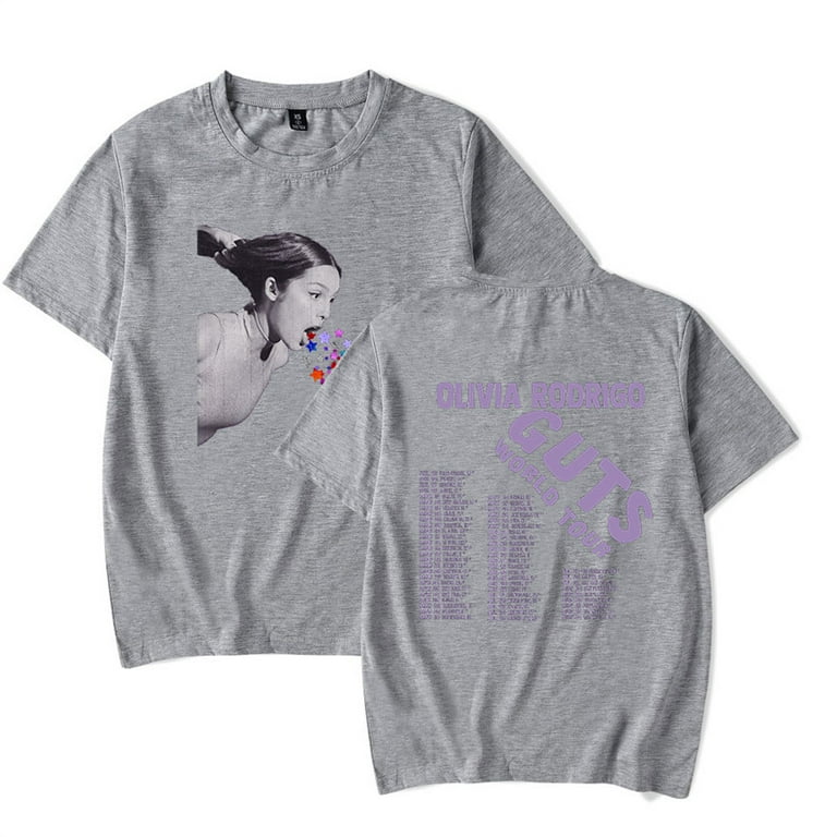 New Rare Olivia Rodrigo Shirt, Olivia Rodrigo Tour Music Merch T Shirt  Short Sleeve