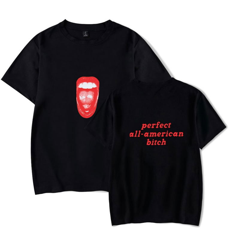 Olivia Rodrigo Perfect All American B Merch T-shirt Short Sleeve New Logo  Women Men Summer Tee Top Tshirt 