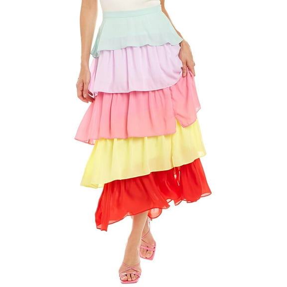 Olivia Rubin womens  Elodie Skirt, 6, Green