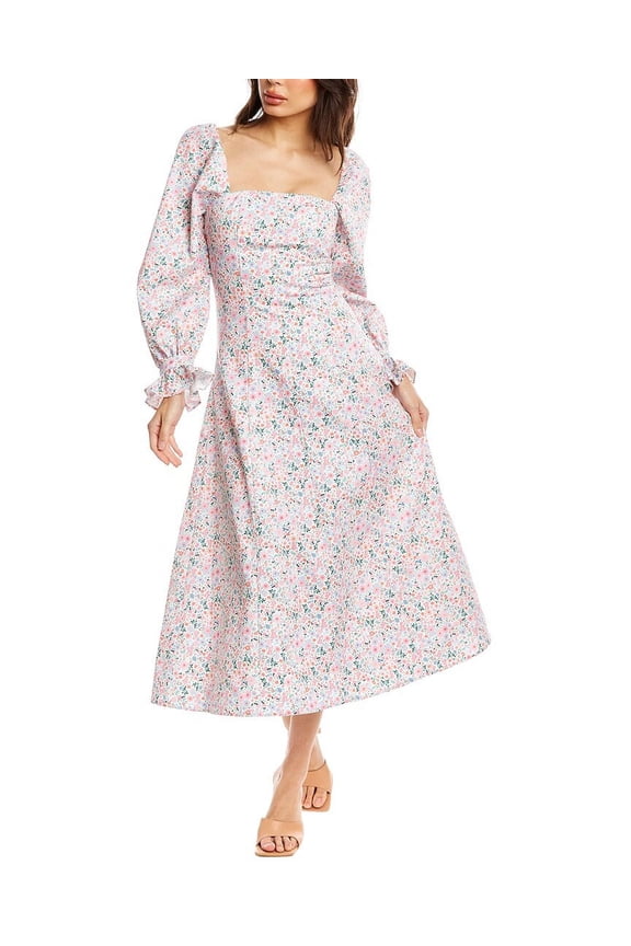 womens  Willow Maxi Dress, 2, Pink