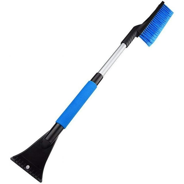 Olivia Snow Brush and Ice Scraper, Car Snow Brush Removal Extendable from 26 to 32 with Foam