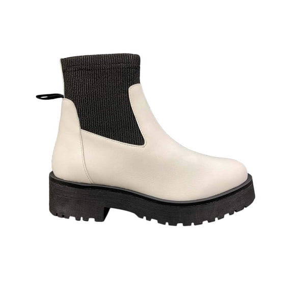 Olivia White Platform Chelsea