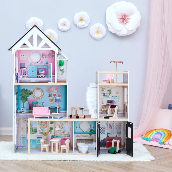 Olivia's Little World Dreamland 3-Story Mansion Dollhouse for 12" Dolls