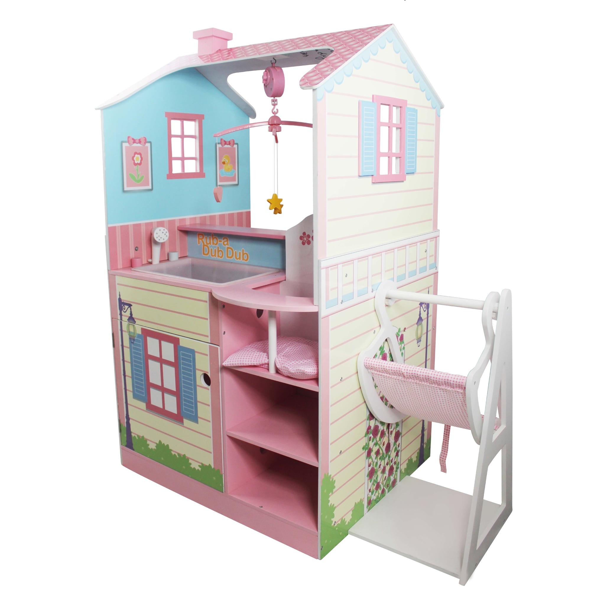 Wooden doll sales nursery