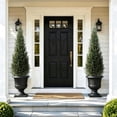 thumbnail image 1 of Olivivi Artificial Topiary Cedar Trees 4FT Tall 2 Set , Outdoor Indoor Faux Pine Shrubs Plants, Fake Bushes Plants for Home Front Porch Door Patio, 1 of 8