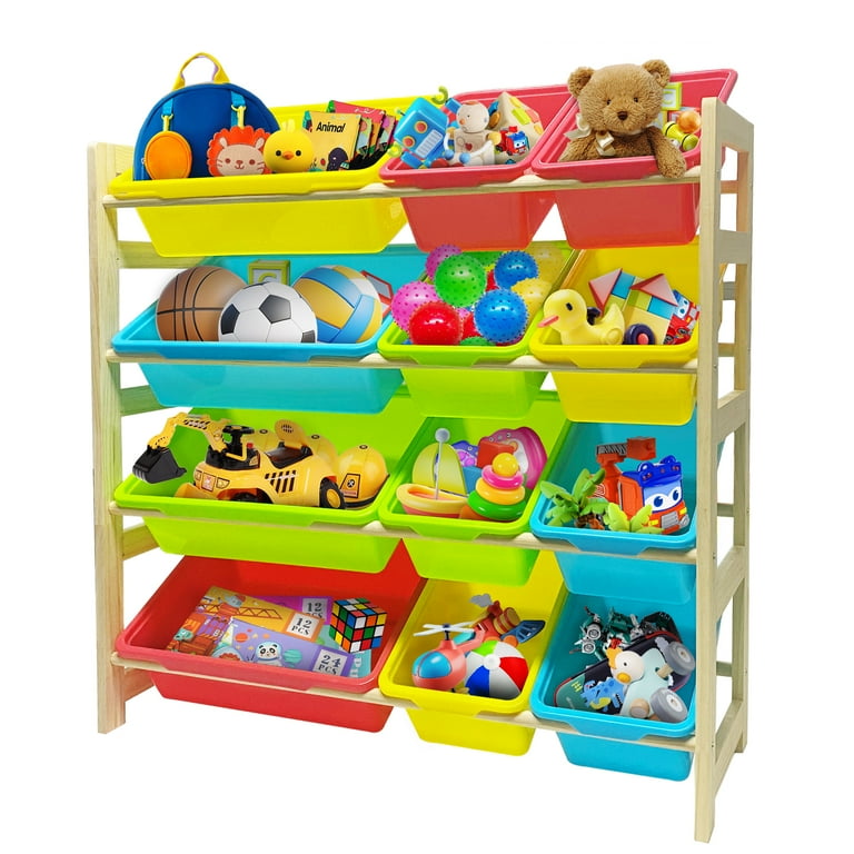 Kids plastic toy storage discount