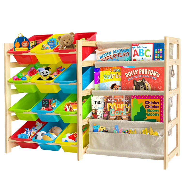   Basics Kids Toy Storage Organizer With 12
