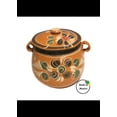 thumbnail image 1 of Olla De Barro Con Tapa y Diseno 1 kg, 1 of 2