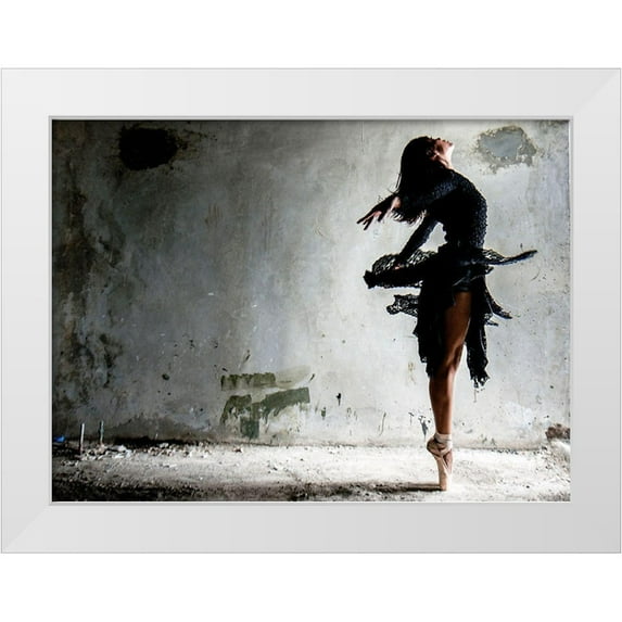 Olla, Mila 32x25 White Modern Wood Framed Museum Art Print Titled - Freedom