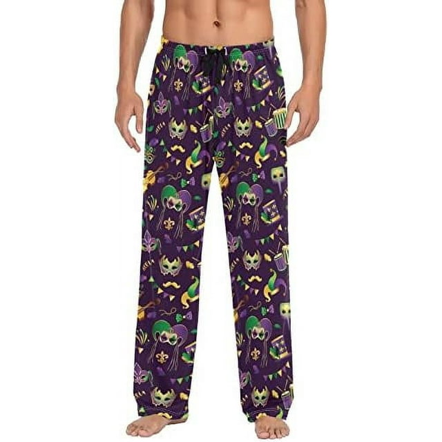 Ollabaky Men's Pajama Pants Sleepwear Pajama Pant with Pockets Lounge ...