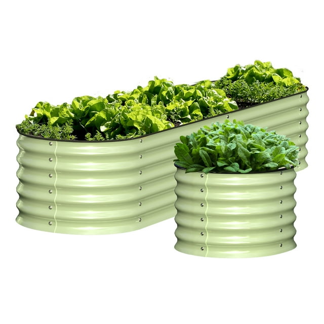 Olle 4-Style Modular Galvanized Raised Garden Beds [Build 1 of 4 Configurations]