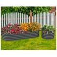 thumbnail image 1 of Olle Gardens 17" Tall Waterfall Modular Raised Garden Bed in Midnight Gray, 1 of 5