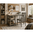 thumbnail image 1 of Oller Writing Desk Set with Chair, 47.25 in x 23.63 in, Gray, 2 Count, 1 of 5