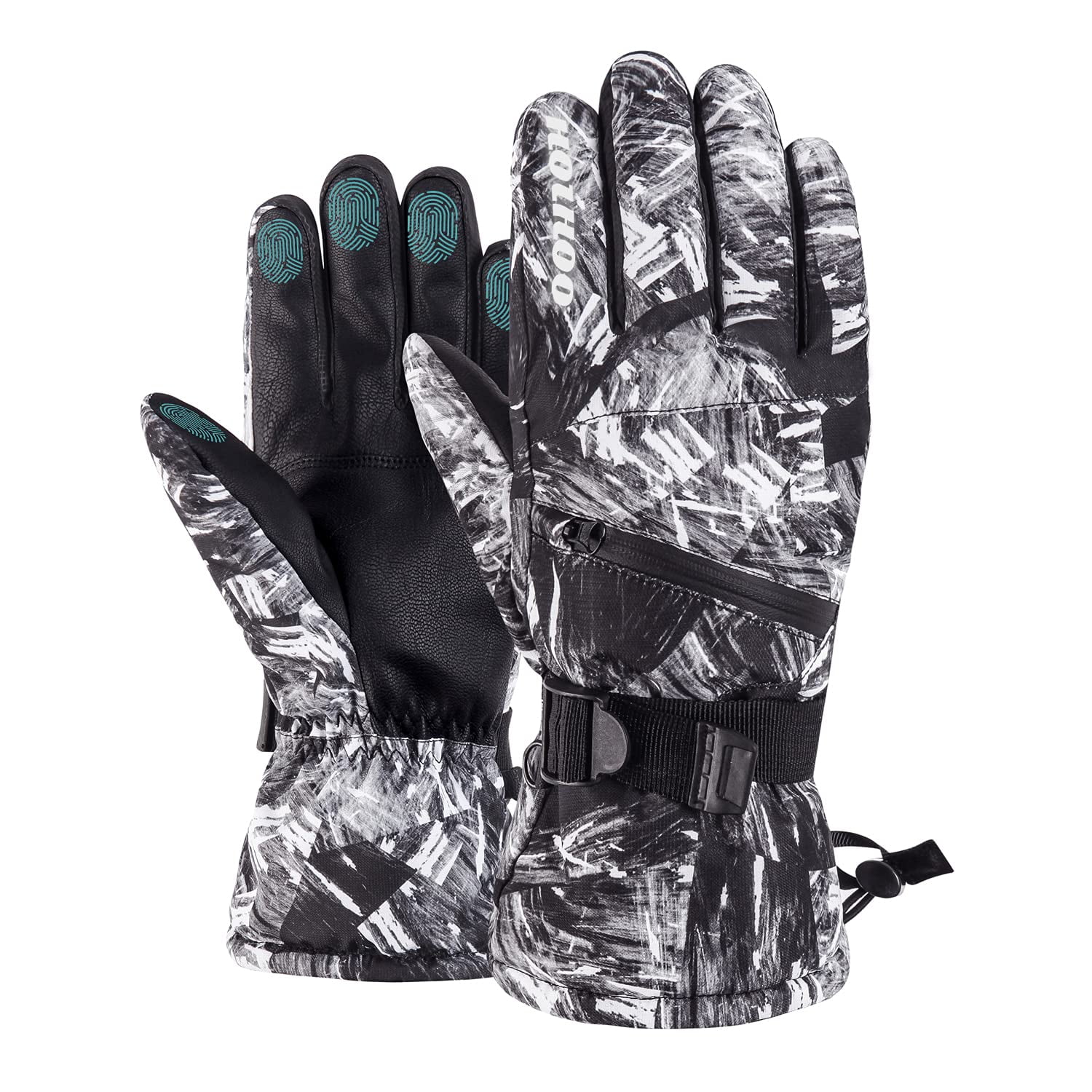 Ollery Ski Gloves, Waterproof Snow Gloves 30℉ Winter Gloves for Cold