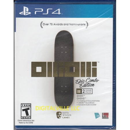 Olli Olli Epic Combo Edition PS4 Brand New Factory Sealed PlayStation 4