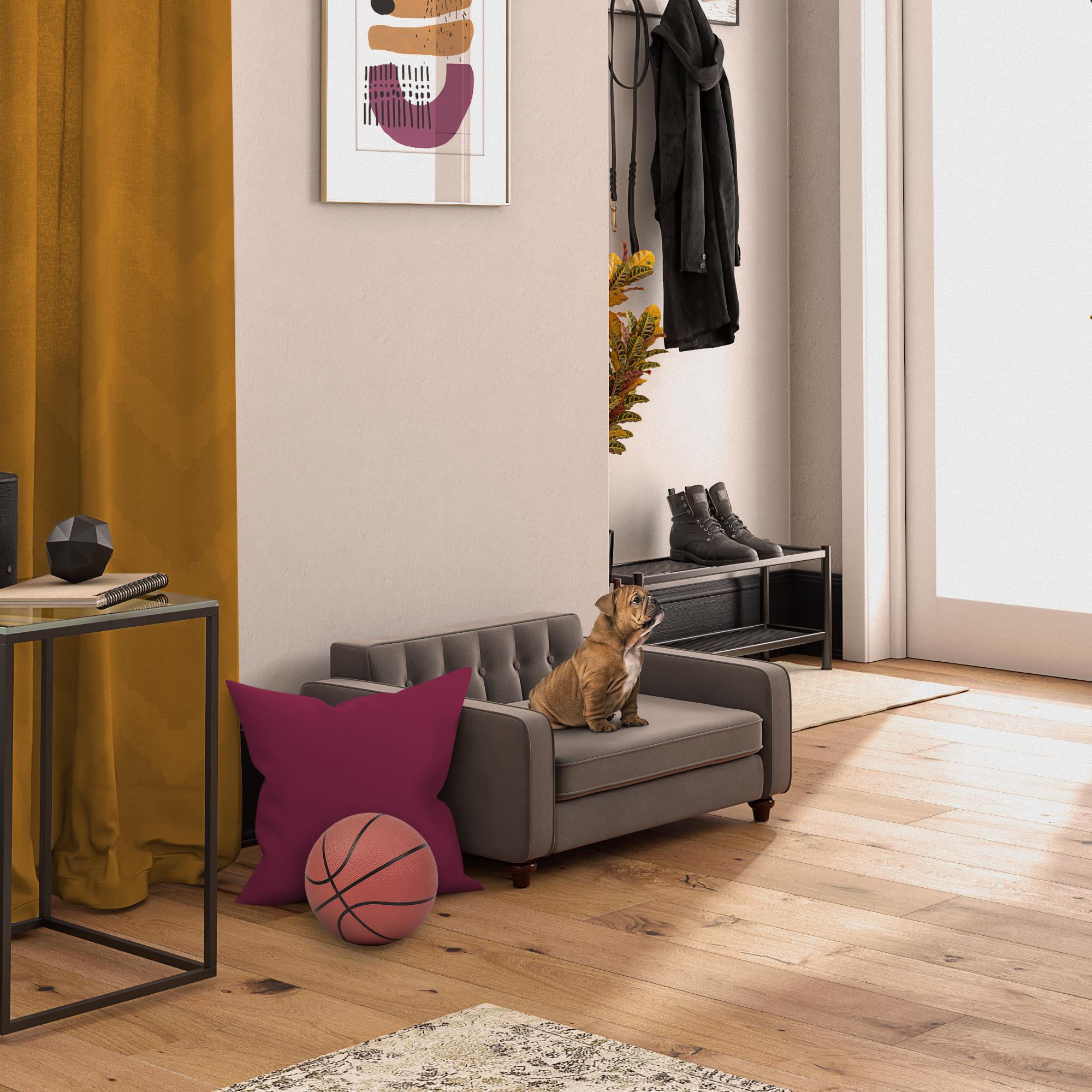 Tufted dog couch cheap