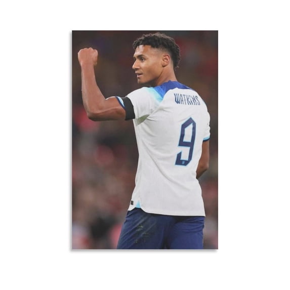 Ollie Watkins Canvas Poster Wall Art Poster Gifts Bedroom Prints Home Decor Hanging Picture Canvas Painting Posters 12x18inch(30x45cm)