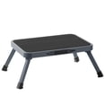 thumbnail image 1 of Ollieroo Portable Step Stool Lightweight Folding Steel Step Ladder with Non Skid Rubber Platform One Step 330- Pound Capacity, 1 of 8