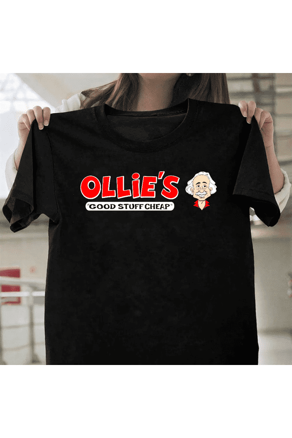 Ollies Bargain Outlet Fast Food Retail Brand Unisex T-Shirt, up to size 3XL.