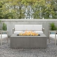 thumbnail image 1 of Olliewood 60 Inch Rectangular GFRC Propane Fire Pit Table in Flint by BBQGuys Signature, 1 of 2
