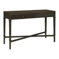 thumbnail image 1 of Olliix Kenna Fluted 2-Drawer Storage Solid Wood Console Table in Coffee, 1 of 9