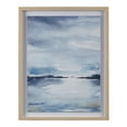 thumbnail image 1 of Olliix Sparkling Sea Abstract Landscape Polystyrene & Glass Wall Art in Blue, 1 of 9