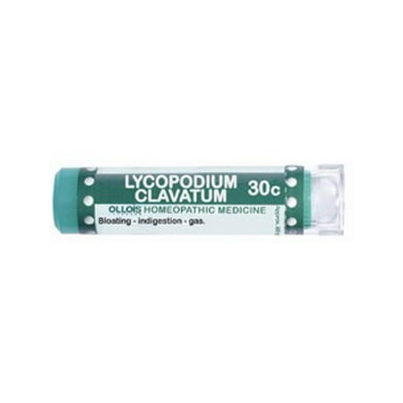 Ollois Lycopodium Clavatum 30C Pellets, Bloating, Indigestion & Gas Relief, 80 Ct