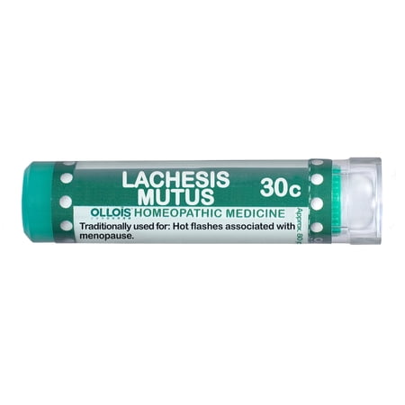 Ollois Lachesis Mutus 30C Pellets, Hot Flash Relief, 80 Ct