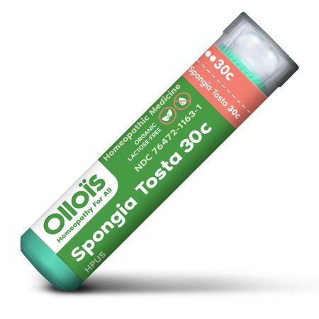 Ollois Spongia Tosta 30C Pellets, Cough & Croup Relief, 80 Ct