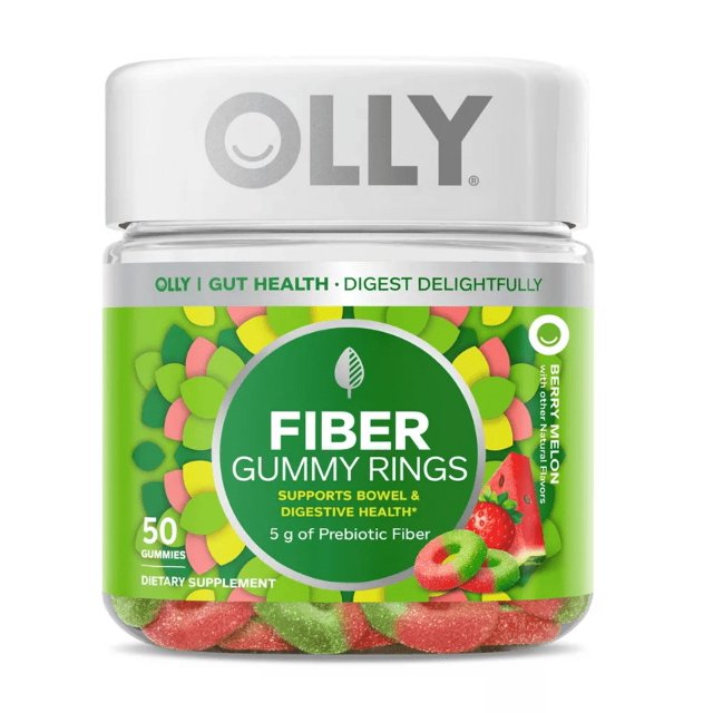 Olly Fiber Digestive Gummy Rings Gut Health (50 gummies) *EN