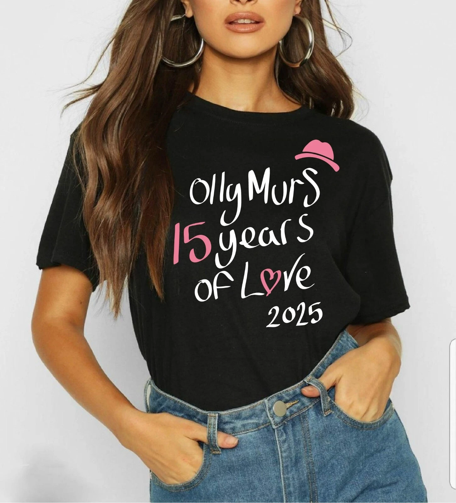 Olly Murs Concert T Shirt, Custom 15 Years Of Hits Spring Tour 2025 Music Tee All Sizes