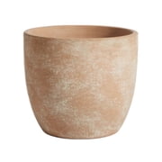 Olly & Rose 9.84 in x 9.84 in x 8.66 in Round Terracotta Ceramic Classic Design Rustic Charm Plant Pot