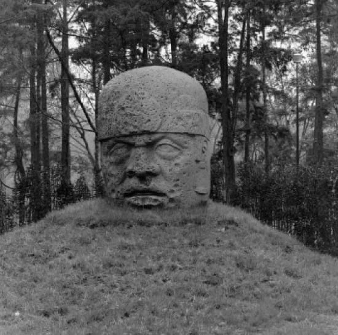 Olmec Head National Musuem of Anthropology Mexico City Mexico Canvas Art - (24 x 36)