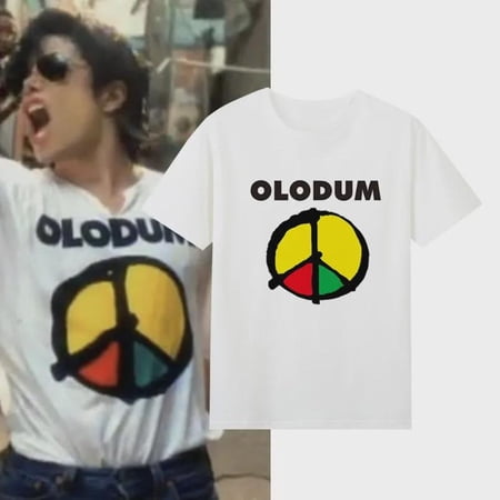 Olodum Michael J, Brazilian Musical T-Shirt, They Don't Care About Us Unisex Cotton Shirt