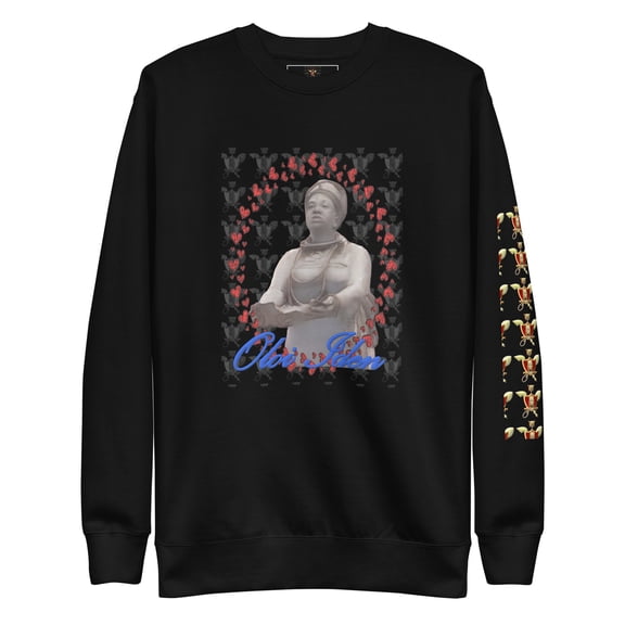 Oloi Iden Unisex Premium Sweatshirt - Black, S
