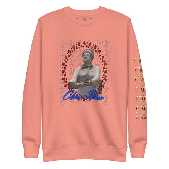 Oloi Iden Unisex Premium Sweatshirt - Dusty Rose, M