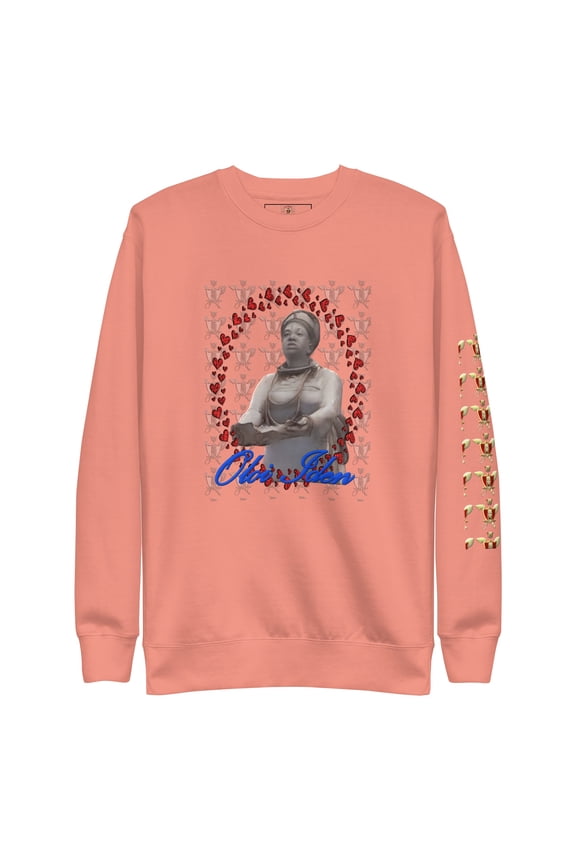 Oloi Iden Unisex Premium Sweatshirt - Dusty Rose, M