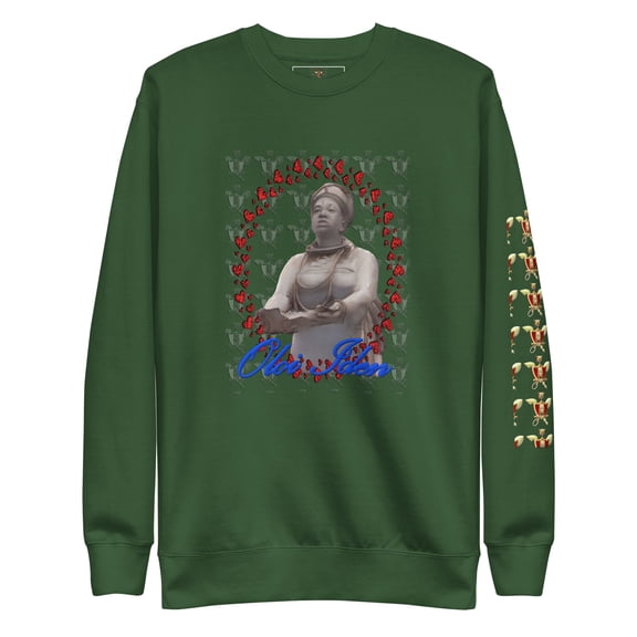 Oloi Iden Unisex Premium Sweatshirt - Forest Green, S
