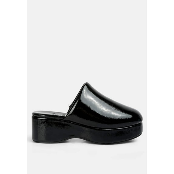 Olori Solid Platform Slip On Mules