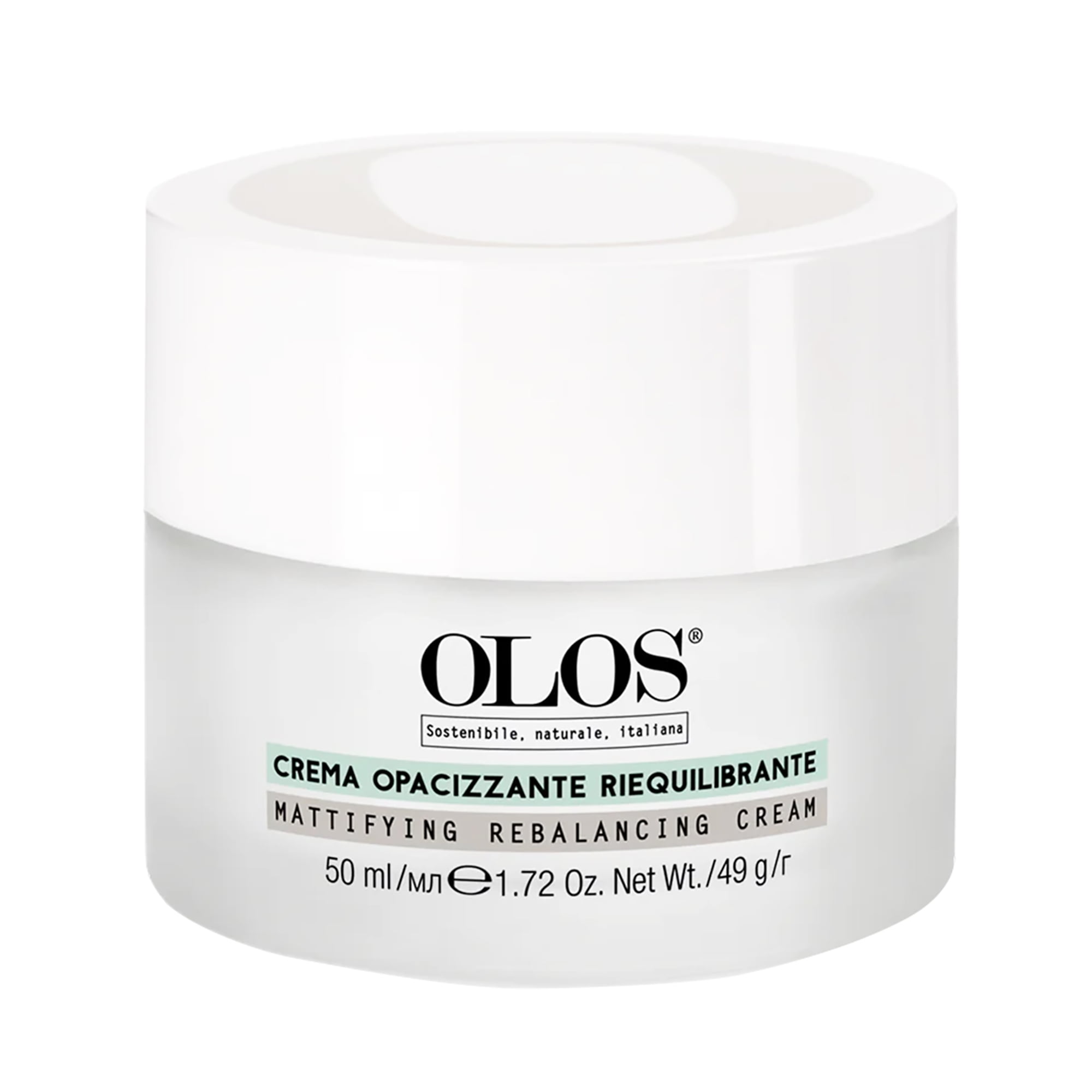 Olos Mattifying Rebalancing Cream, Face Cream for Oily Skin, 1.7 oz