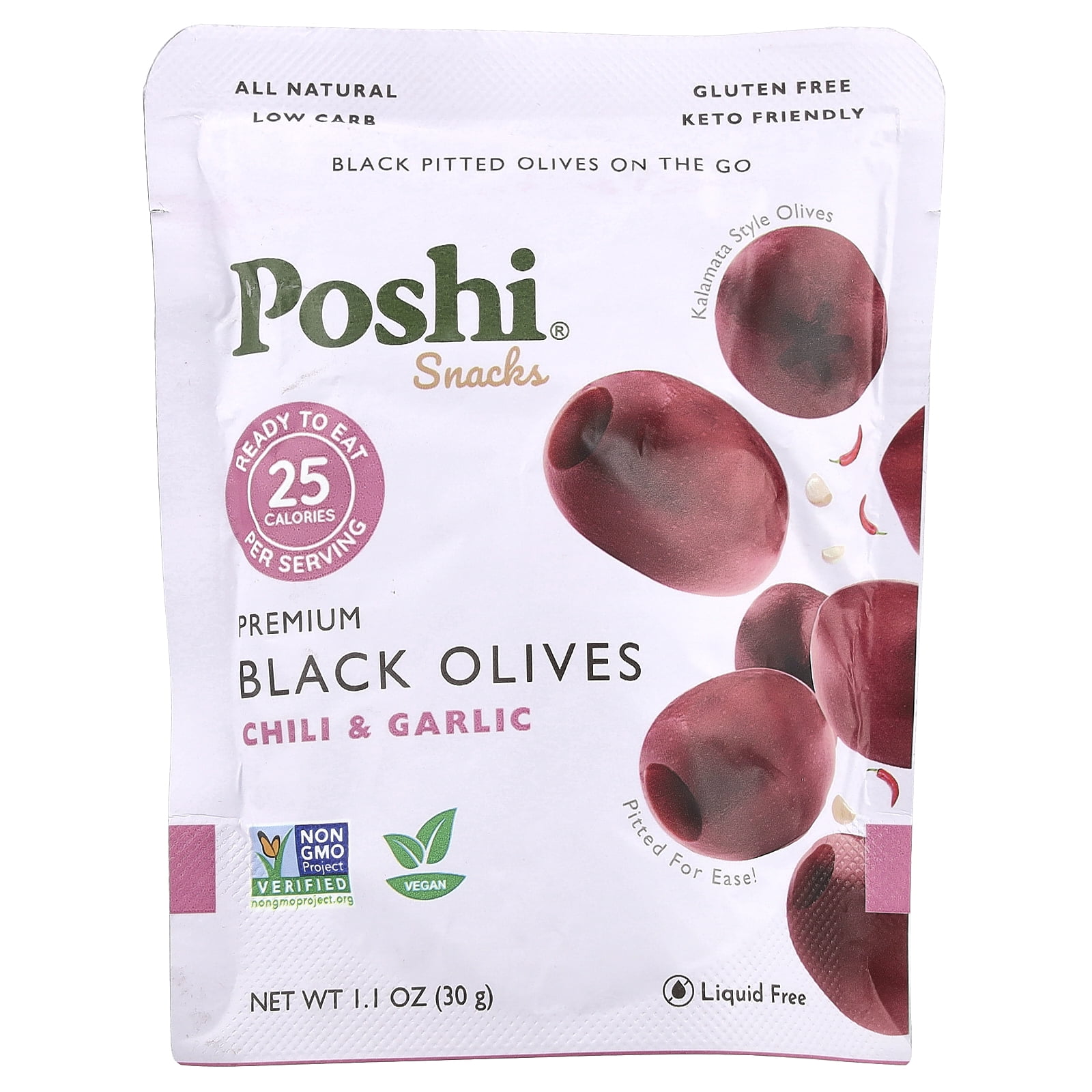 Oloves Olives, Chili & Garlic, 1.1 Oz
